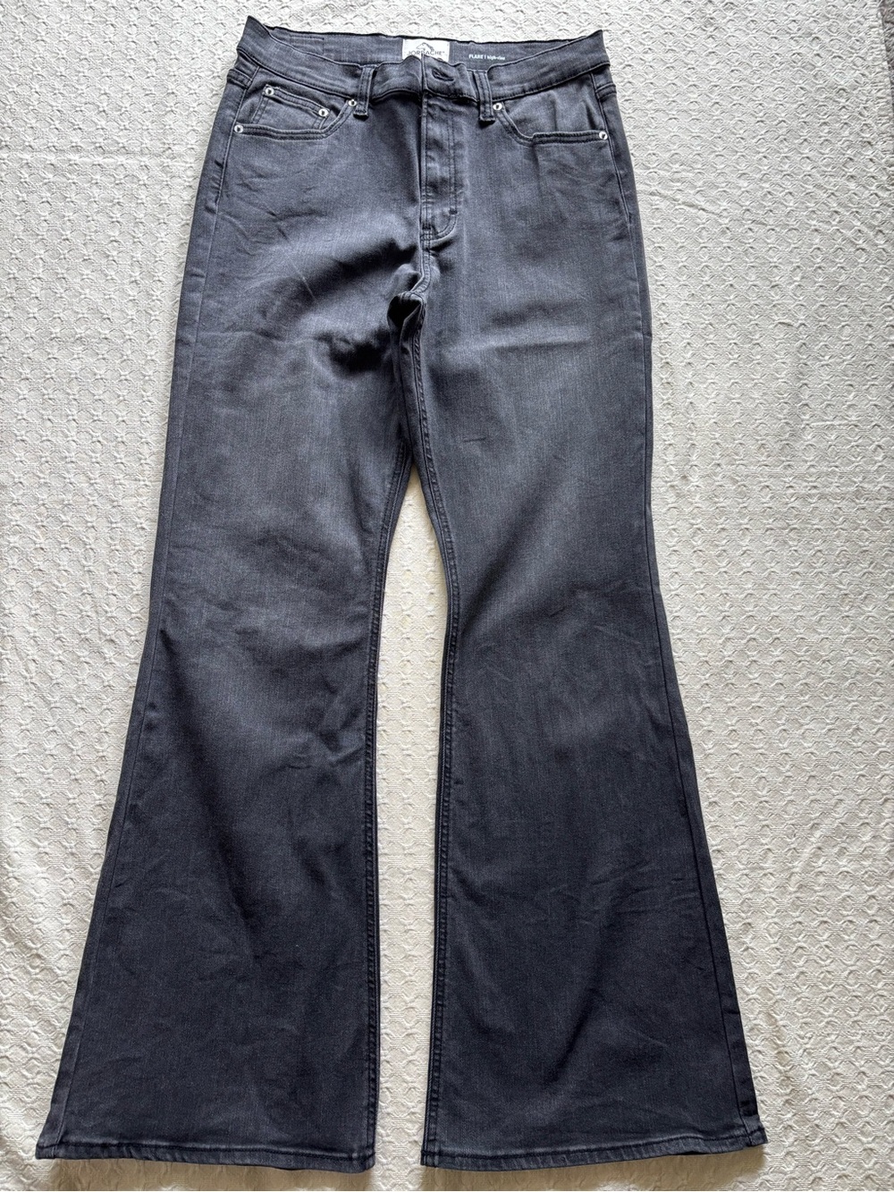 Jordache Black High-Rise Flare Jeans